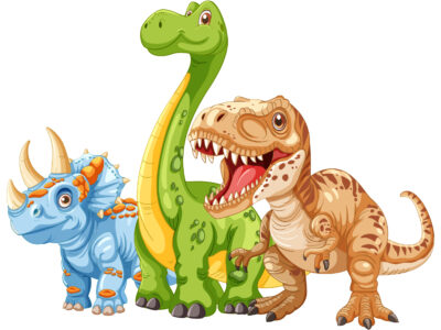 Przegląd makiet z dinozaurami